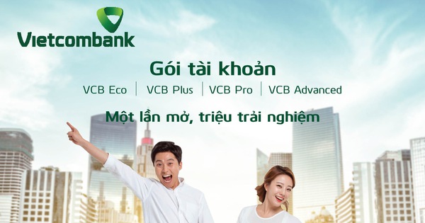 Hướng Dẫn Đăng Ký 4 Gói Tài Khoản VietComBank Chuyển Tiền Miễn Phí