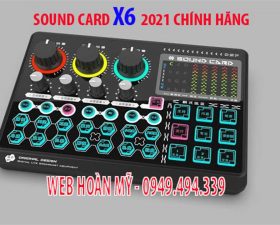 Sound Card X6 MiNi 2021 Chính Hãng