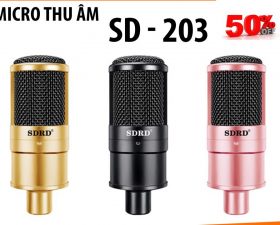 Micro thu âm livestream SDRD SD-203