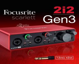 SoundCard thu âm Focusrite Scarlett Solo 2i2 Gen 3 (SIÊU PHẨM)