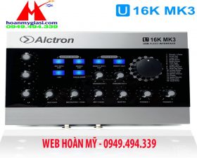 Sound Card ALCTRON U16K MK3 -HÁT – LIVESTREAM-THU ÂM CHUYÊN NGHIỆP