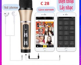 Micro C28 đẳng cấp live stream thu âm đa năng