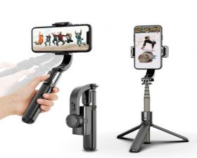 Gậy Gimbal L08 Chống Rung, Chụp Ảnh, Quay Video  Livestreamer, Vloger