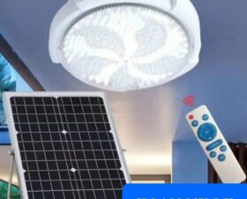 Đèn Ốp Trần Năng Lượng Mặt Trời 400W Siêu Sáng