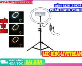 BỘ ĐÈN LIVESTREAM 26CM CAO 2.1M